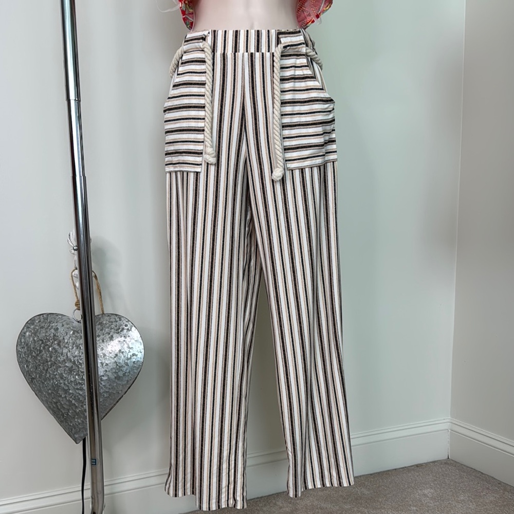 Derek Heart Black and White Wide Leg Pants- NWOT